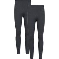 Thermische Herren-Baselayer-Leggings Doppelpack
