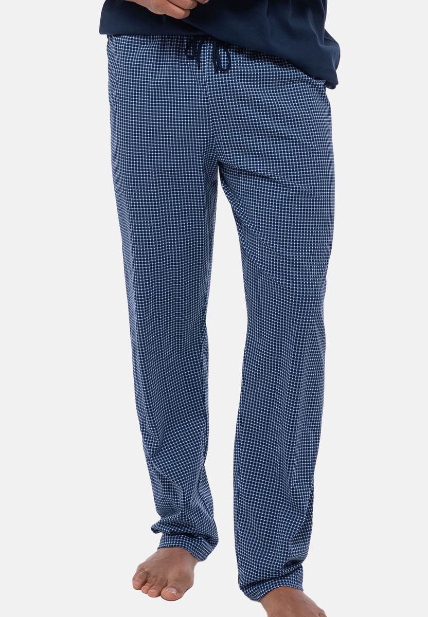 Herren Schlafanzughose aus karierter Baumwolle