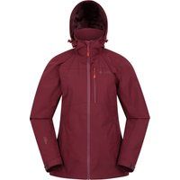 Mountain Warehouse Damen Rainforest II Extreme Jacke (Burgunderrot)