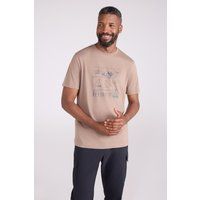 Mountain Warehouse - "Camping Sketch" T-Shirt für Herren (Braun)
