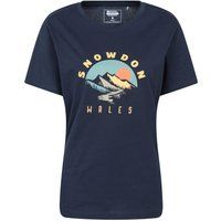 Snowdon Wales Grafik T-Shirt