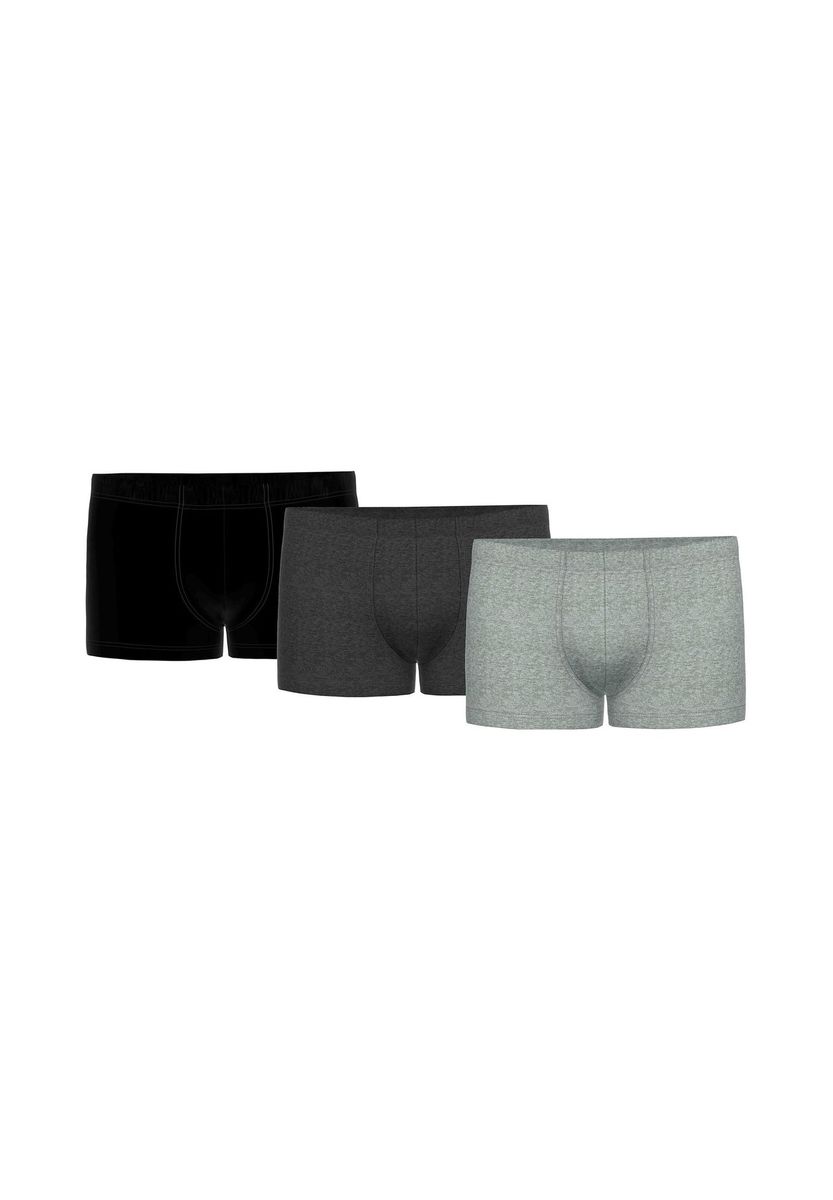 Herren Einfarbige Unterwäsche Trunks Packung