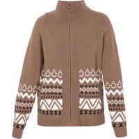 usha Strickjacke Frauen braun