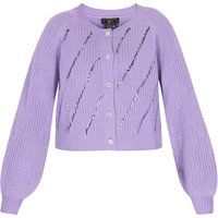 Faina Strickjacke Frauen lila
