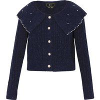 Faina Strickjacke Frauen Marine