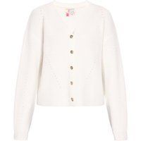 IZIA Strickjacke Frauen cremefarben