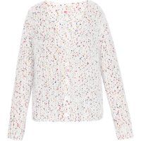 IZIA Strickjacke Frauen cremeweiß mehrfarbig