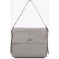 Ledertasche mit Reißverschlussdetails