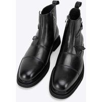 Chelsea Boots aus Leder mit Schnallendetails