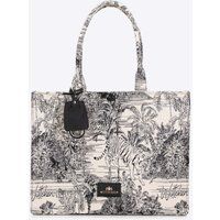 Jacquardmuster Shopper Tragetasche