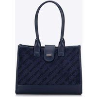 Elegante Handtasche mit Logo-Print