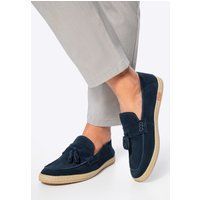 Herren-Wildleder-Loafer mit Quasten