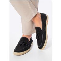 Herren Wildleder Quasten Loafer Espadrille Sohle