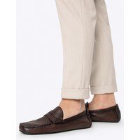 Herren Penny Loafer aus braunem Leder