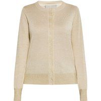 Elegante Strickjacke mit Knopfleiste und Rundhalsausschnitt