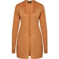 Damen Feinstrick-Cardigan mit offener Vorderseite