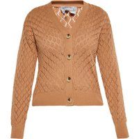 Damen Feinstrick-Cardigan mit offener Vorderseite