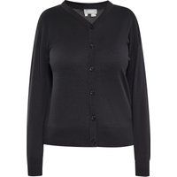 Elegante gehäkelte Strickjacke mit Knöpfen