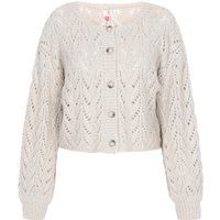 IZIA Strickjacke Frauen grau