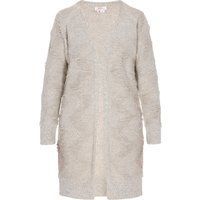 Offene lange Strickjacke