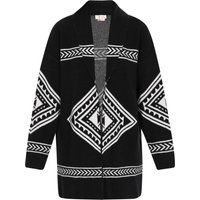 IZIA Strickjacke Frauen Schwarz