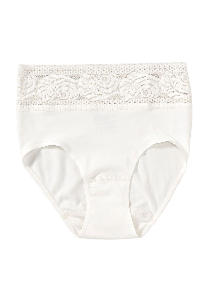 Damen High-Waisted Spitzen Slips