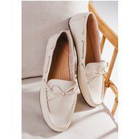 Elegante Leder Loafers mit Schleifendetail