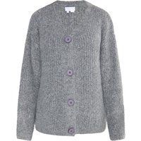 usha Strickcardigan Damen grau melange