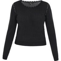 Faina Pullover Frauen Schwarz