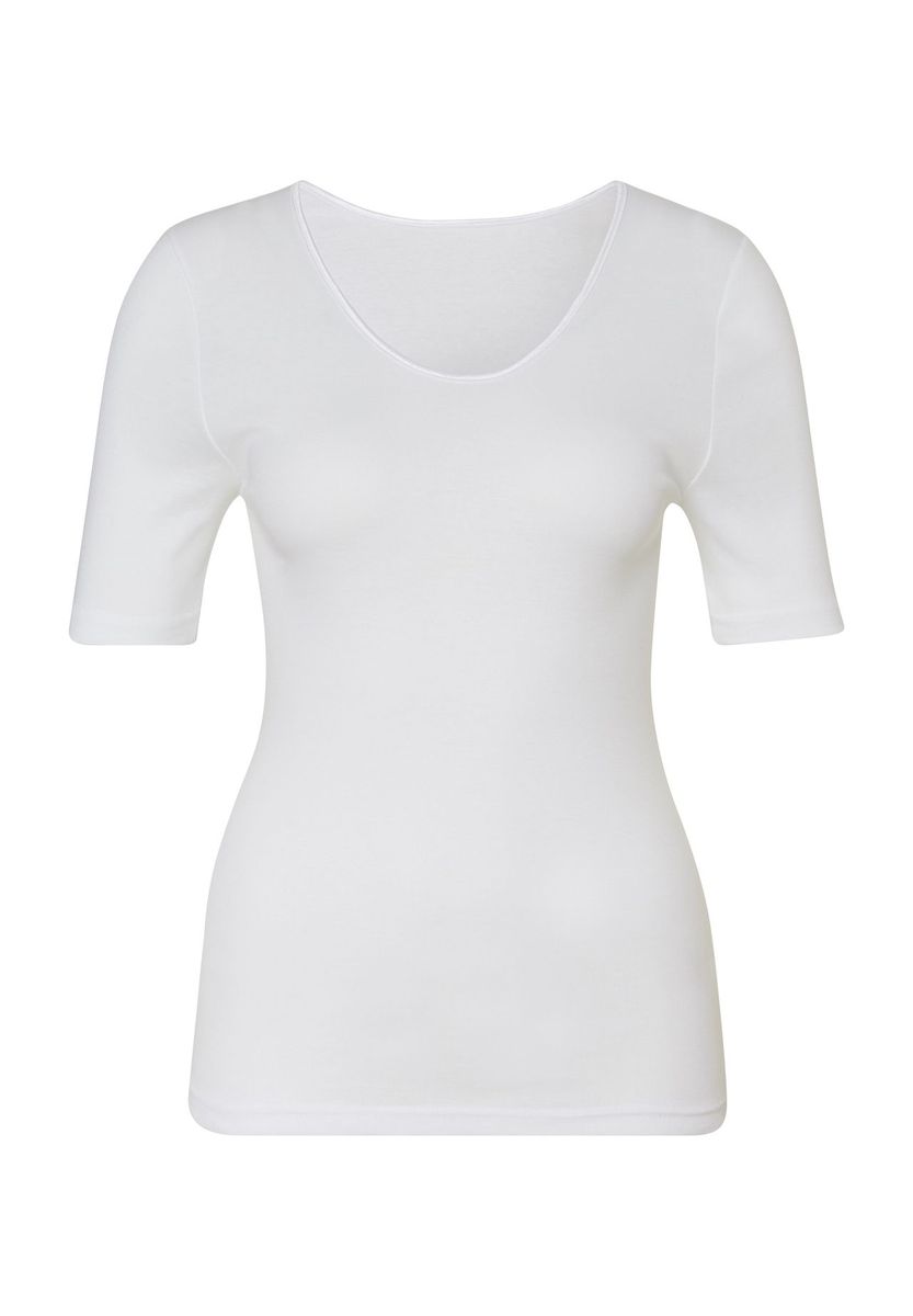 Figurbetontes Unterhemd mit kurzen Ärmeln