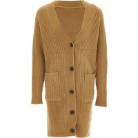 RISA Strickjacke Damen Kamel