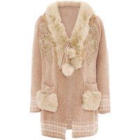 Faina Strickjacke Damen Beige