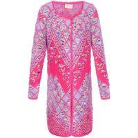 IZIA Strickjacke Frauen rosa mehrfarbig