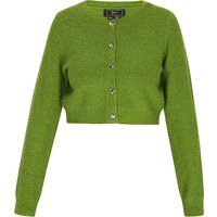 Kurze Strickjacke mit Knöpfen
