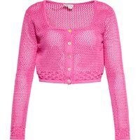 Kurze Strickjacke aus Baumwolle