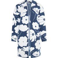 usha Strickcardigan Damen marine weiss