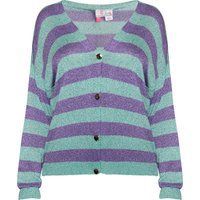 IZIA Strickjacke Damen Aqua Lila