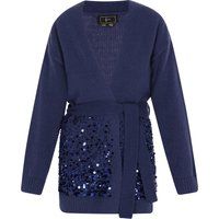 Faina Strickjacke Damen Marine