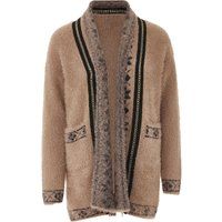 Faina Strickjacke Damen dunkelrosa