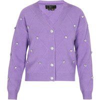 Strickjacke mit Herzverzierung