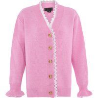 Strickjacke mit Herzverzierung