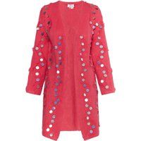 IZIA Strickjacke Damen Rosa