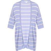 usha Strickjacke Frauen hellblau cremeweiß