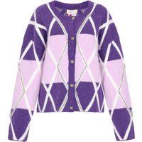 IZIA Strickjacke Frauen violett-flieder