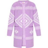 IZIA Strickjacke Frauen Lavendel