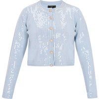 Faina Strickjacke Frauen hellblau