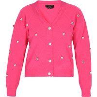 Faina Strickjacke Damen Rosa