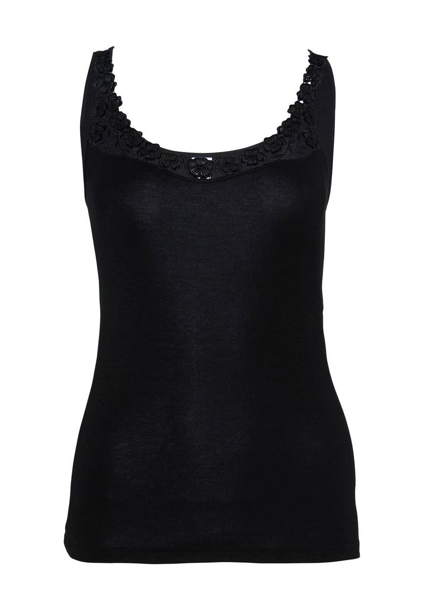 SPEIDEL Achseltop "Sina", Spitze, breite Träger, für Damen, schwarz, 38