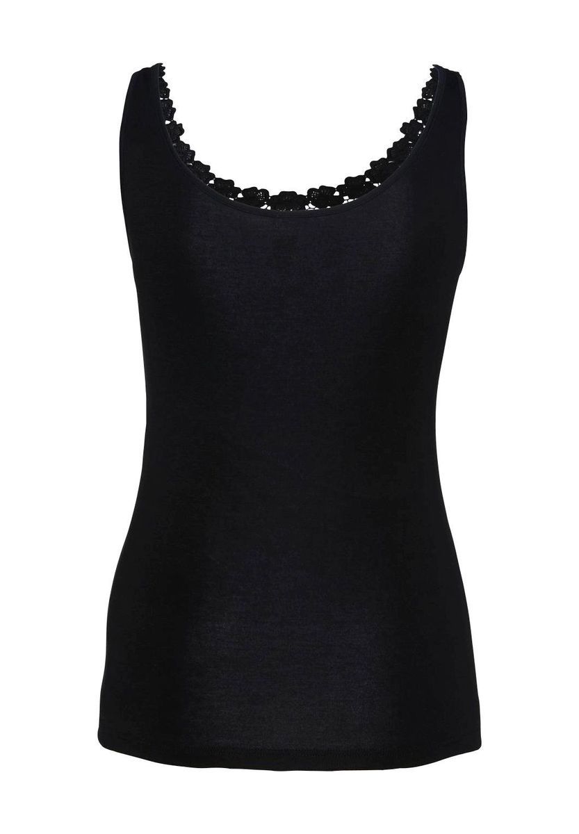 SPEIDEL Achseltop "Sina", Spitze, breite Träger, für Damen, schwarz, 38