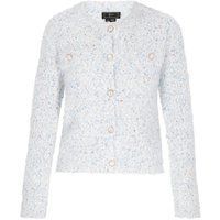 Faina Strickjacke Frauen weiß mehrfarbig
